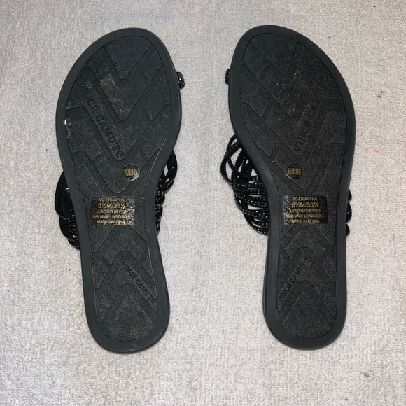 Vince Camuto Women's Black Rhinestone Size 5 1/2 Slip-on
Sandals - Picture 6 of 6